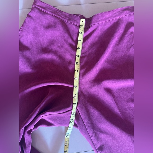Alfred Dunner Women's Plus Idea Velour Pants Red Size 10 - Picture 12 of 16